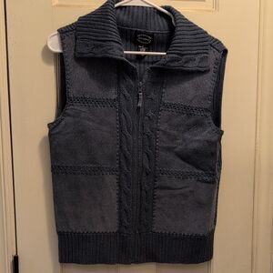 Designers Originals Blue Cable Knit Vest